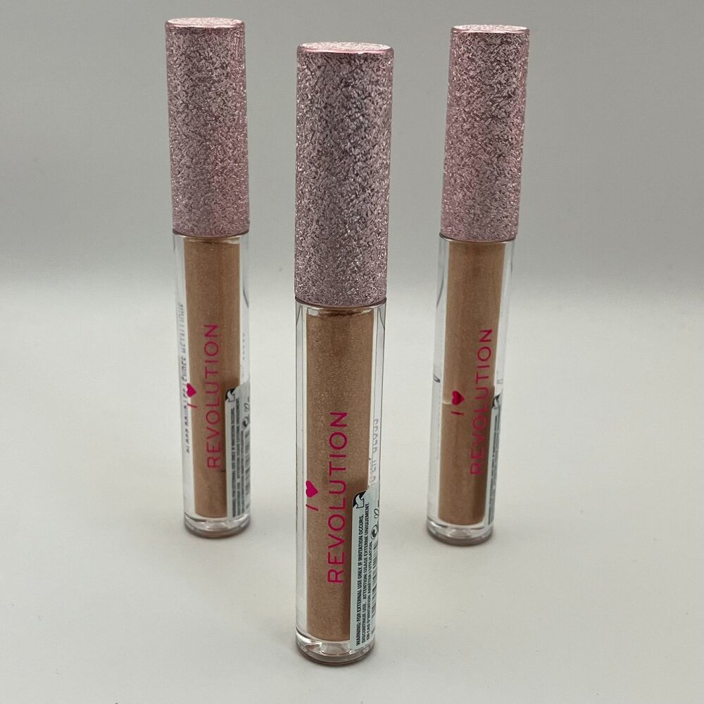 Revolution I Heart Revolution Metallic Angel Heart Lip Gloss White Wings 3 Pcs